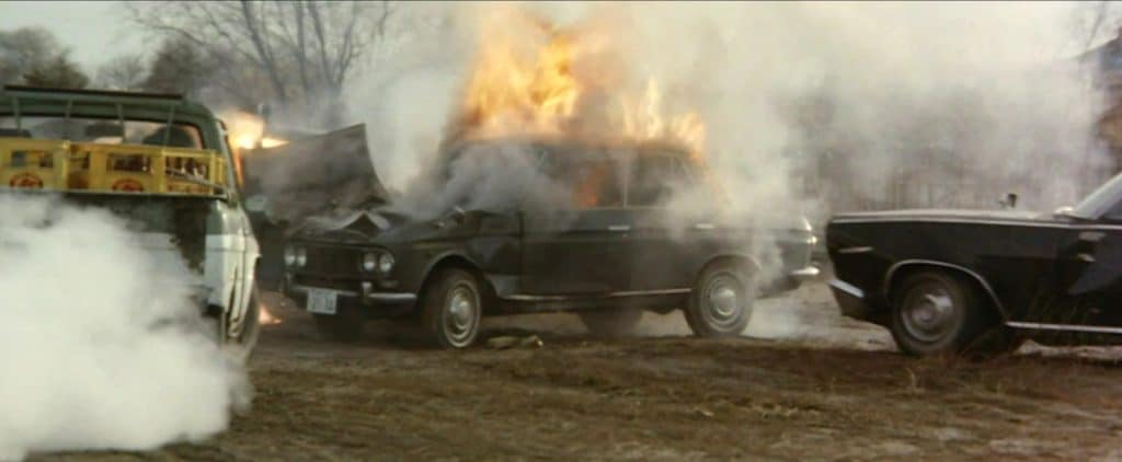 Violent crash